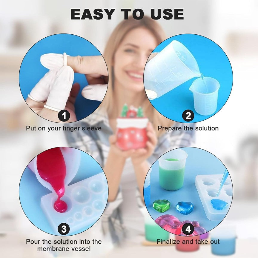 1 pc Reusable Resin Mixing Cup Silicone Measuring Beaker Jar for DIY Resin Art ,300 ml silicone measuring cup ,750 ml measuring cup for epoxy resin.