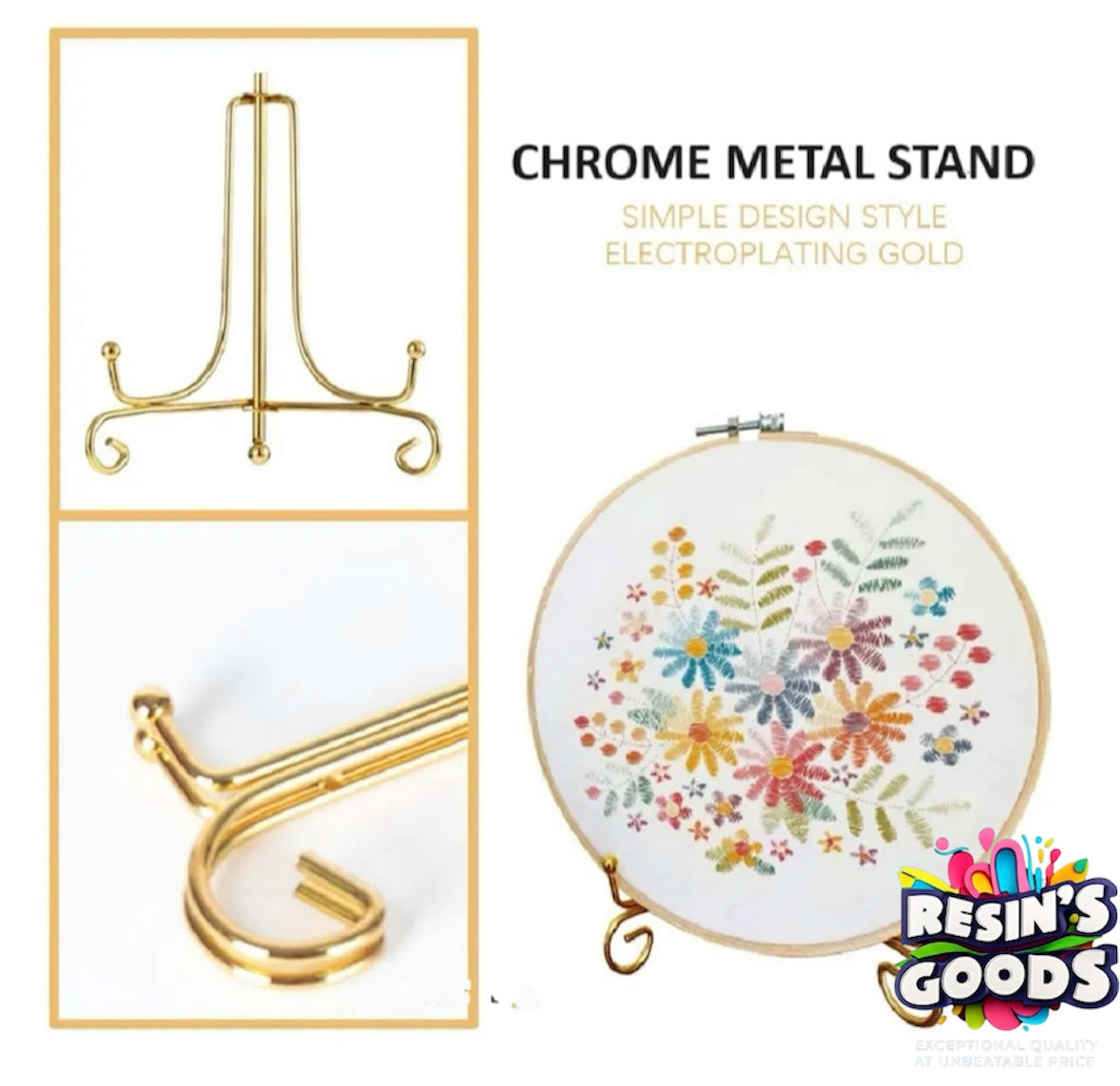 Metal display stand