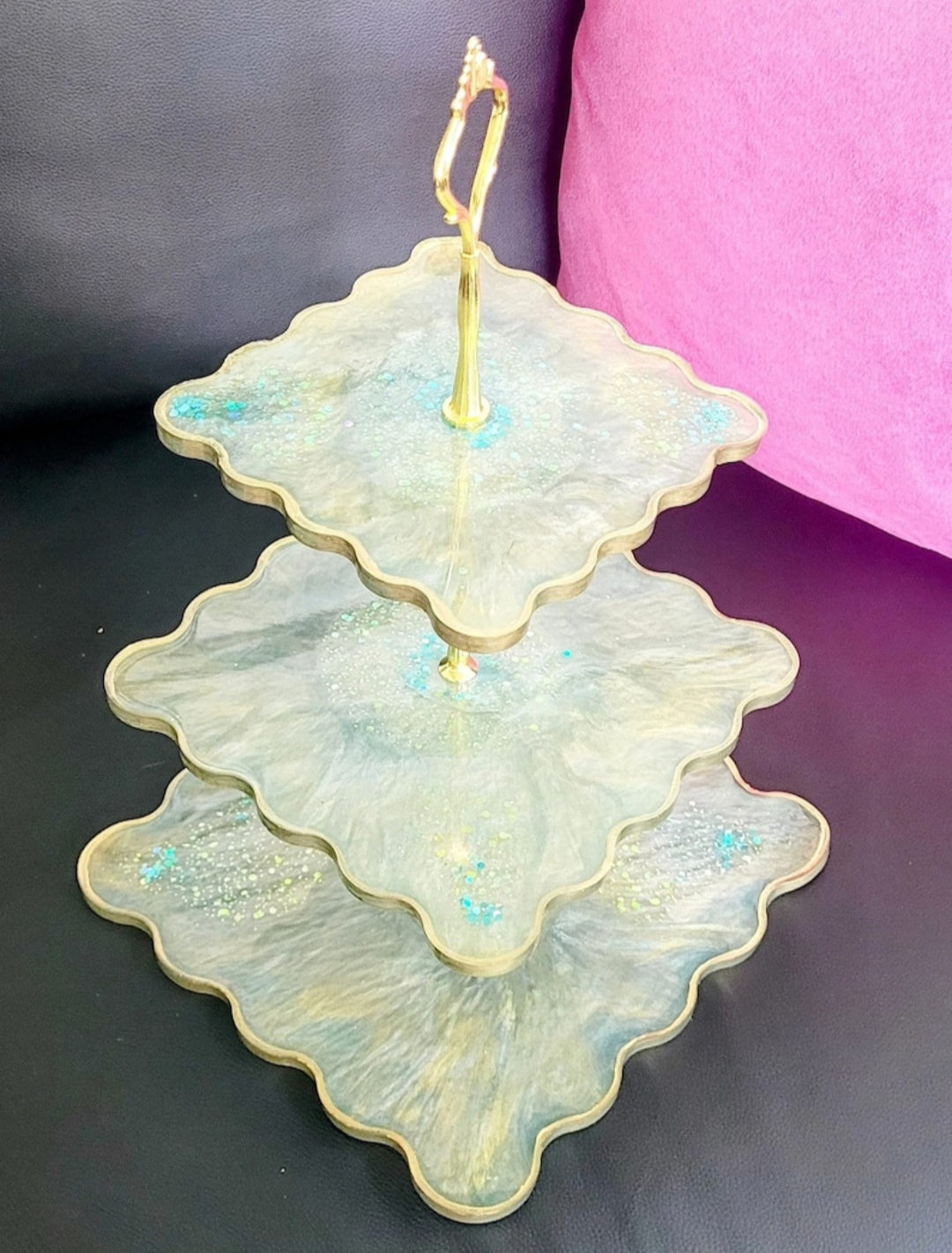 3 Tier resin mold  for resin art  |Silicone Agate Resin Casting Making Mold,Coaster Epoxy resin Molds Craft DIY, , Premium Quality ,Home Decoration